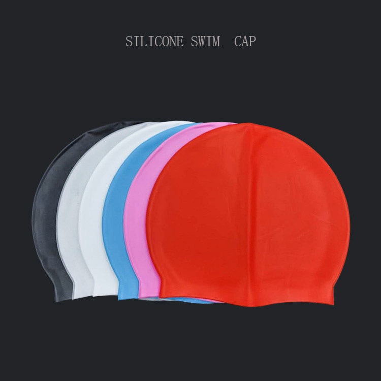 Silicone Unisex-Adult Swimming Caps  1