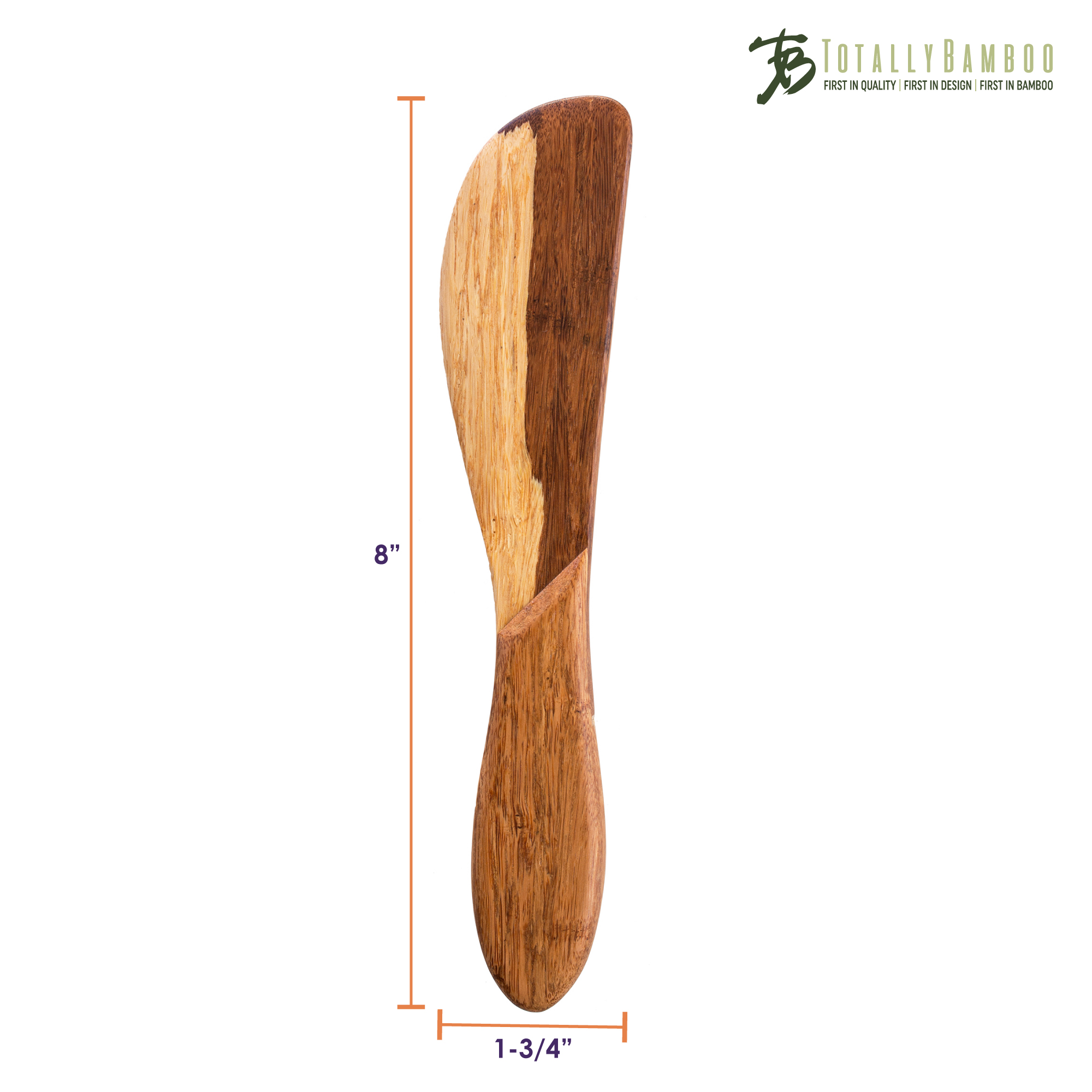 8" Two Tone Bamboo Spreader 4