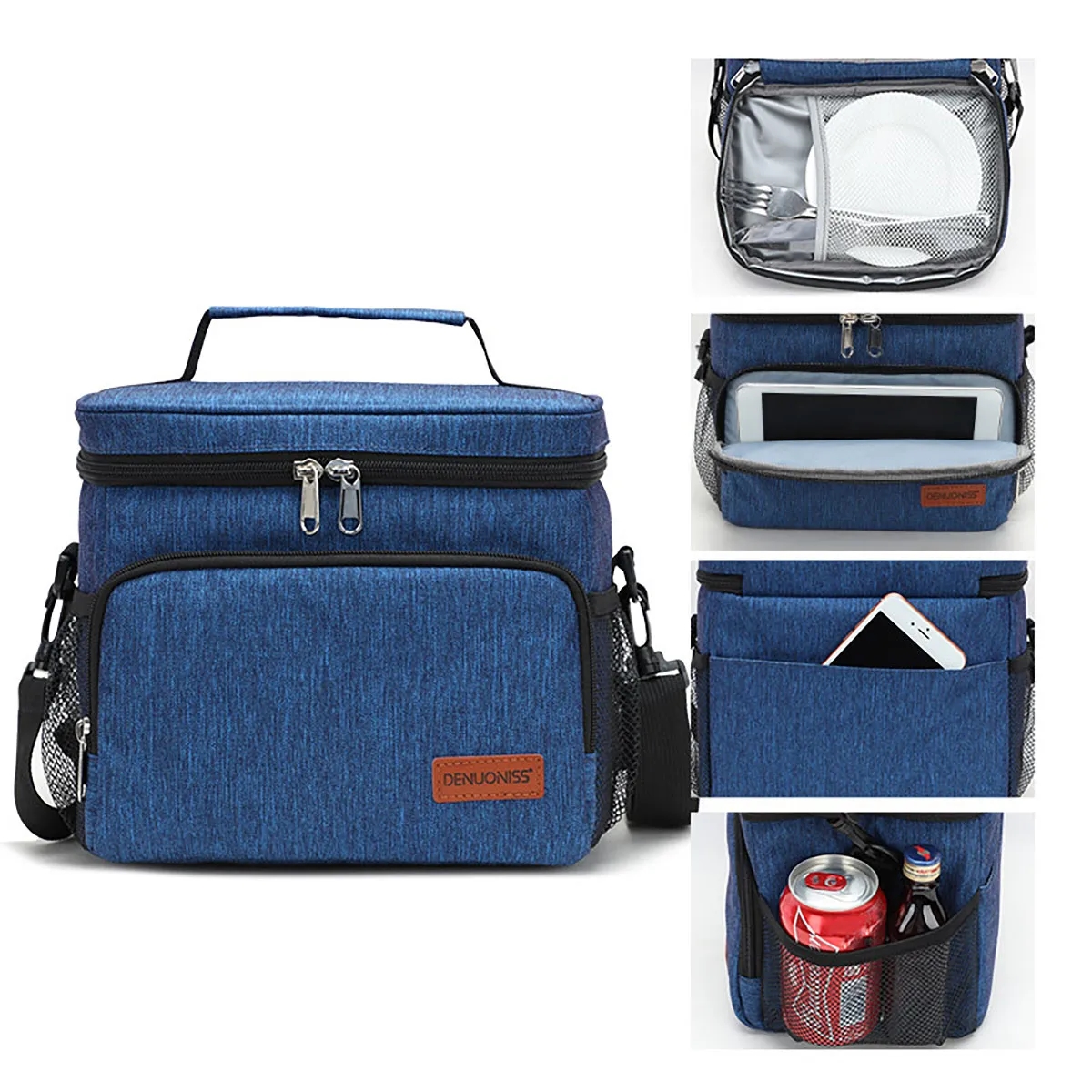 In Stock Leakproof Reusable Insulated Lunch Cooler Tote Bag 2