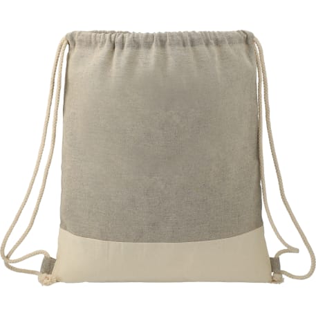 Split Recycled Cotton Drawstring Bag 3