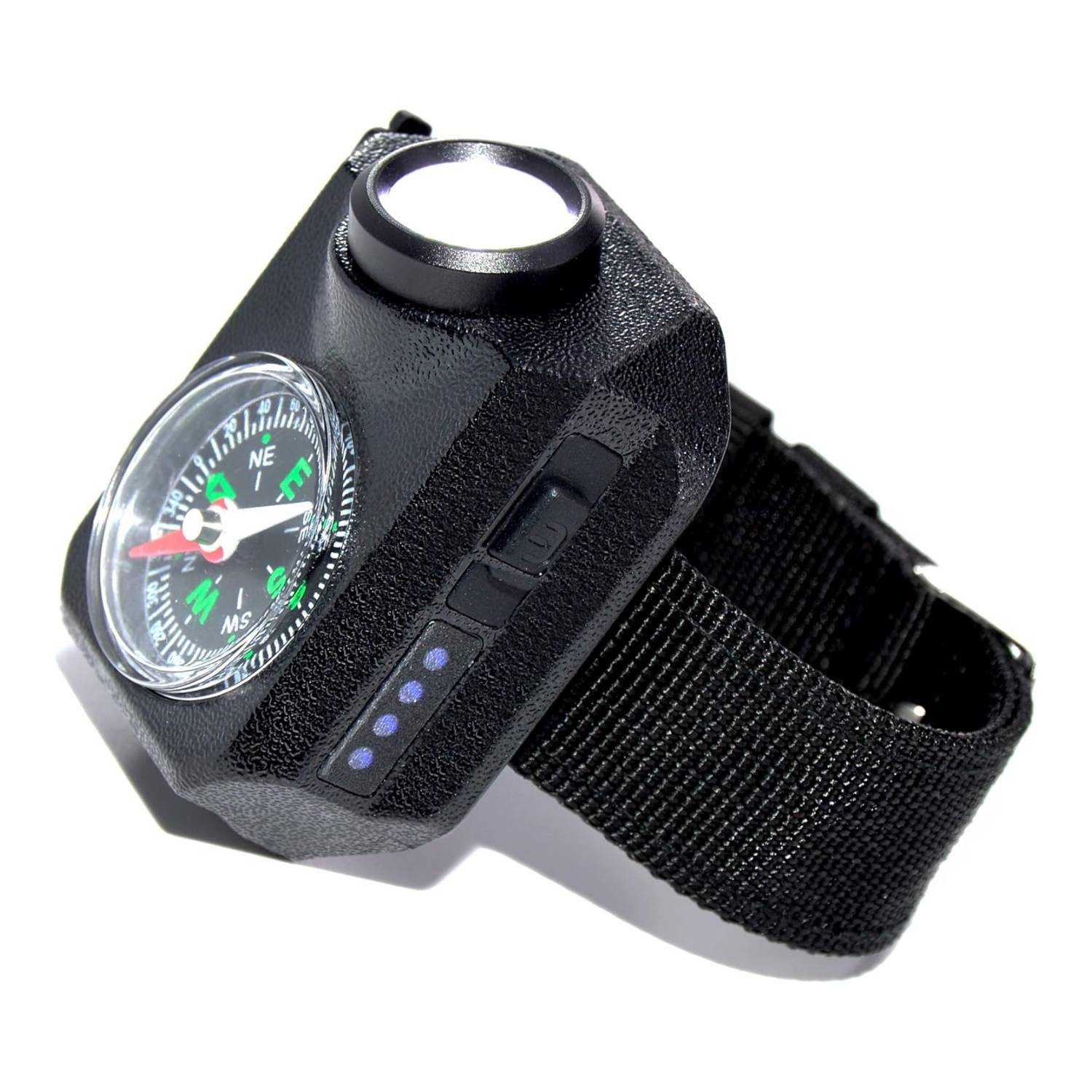Rechargeable Adjustable Wrist Light w/ Compass 7