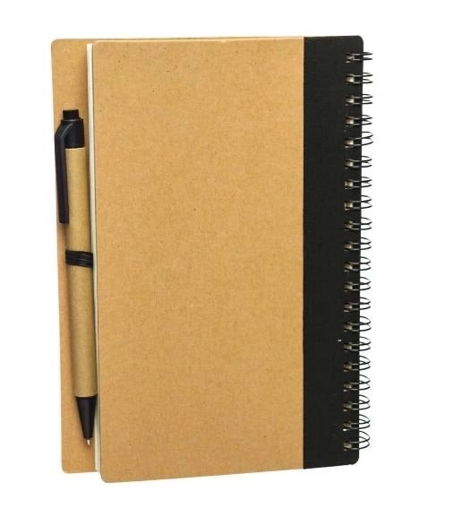 Recycled Spiral Notebook & Pen Set 2