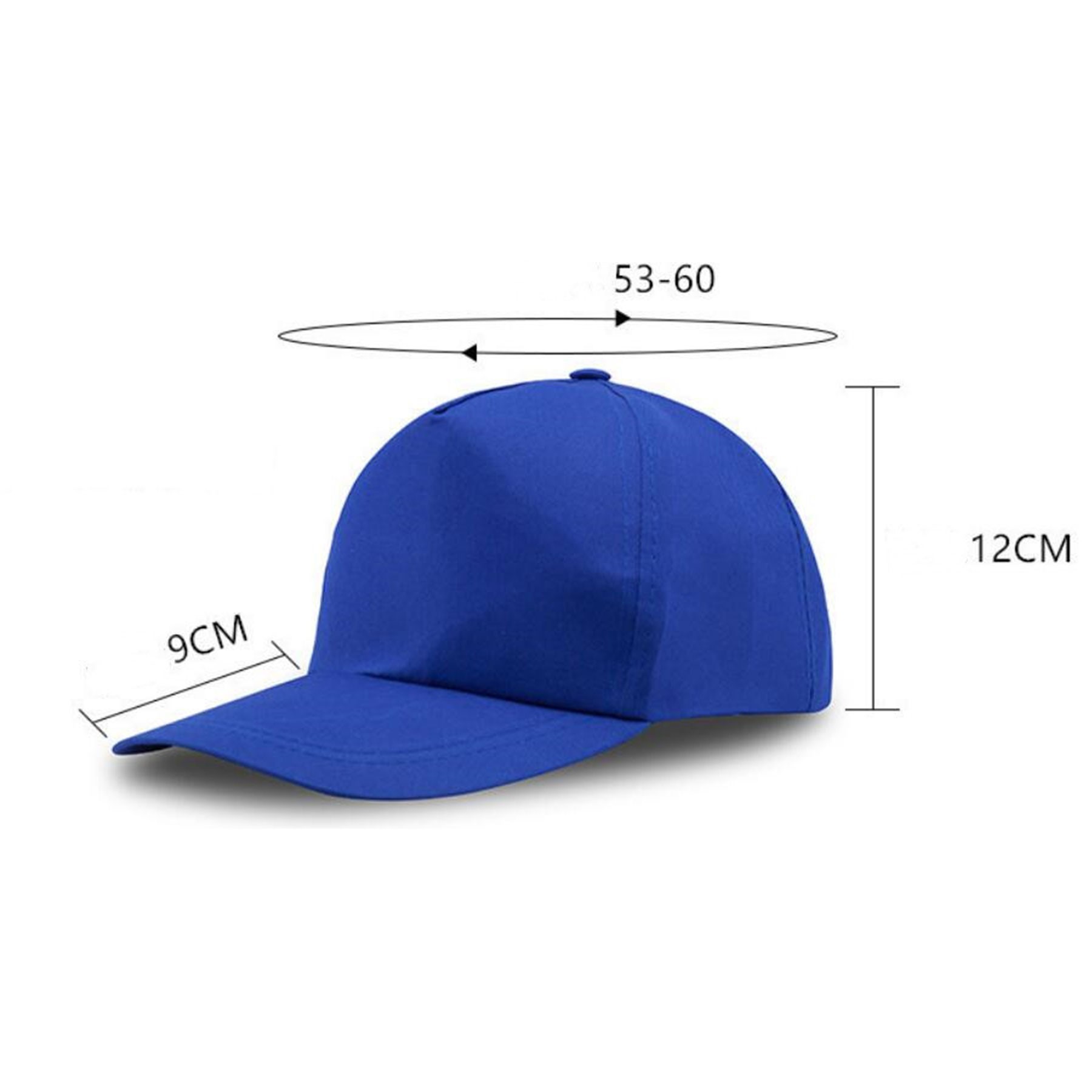 Baseball Cap Adjustable Size Plain For People Blank Sport 2