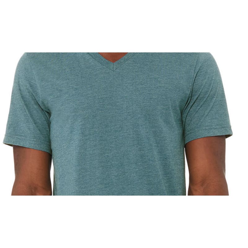 Bella + Canvas Unisex CVC Jersey V-Neck T-Shirt 17