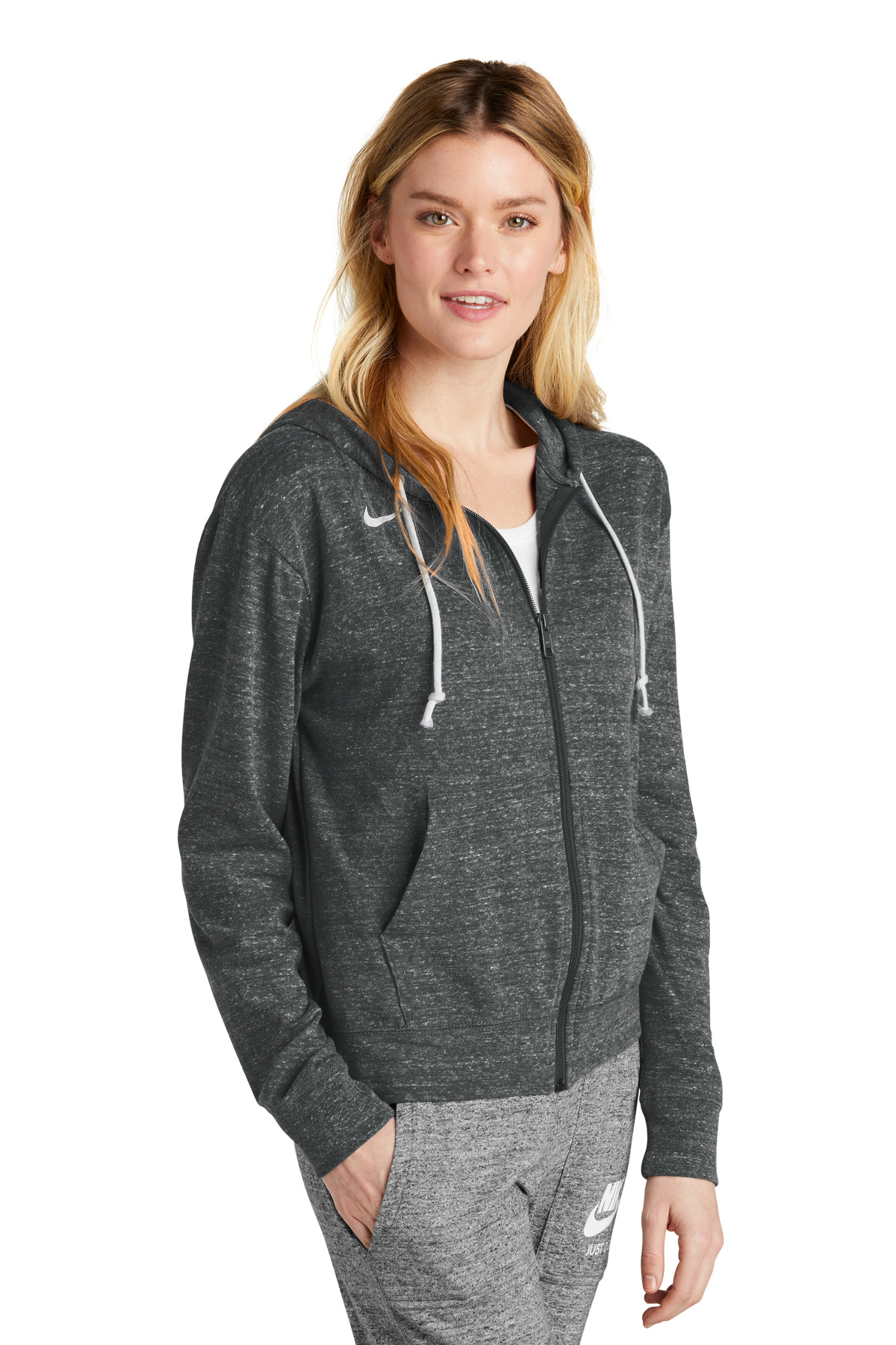 Women's Gym Vintage Full-Zip Hoodie