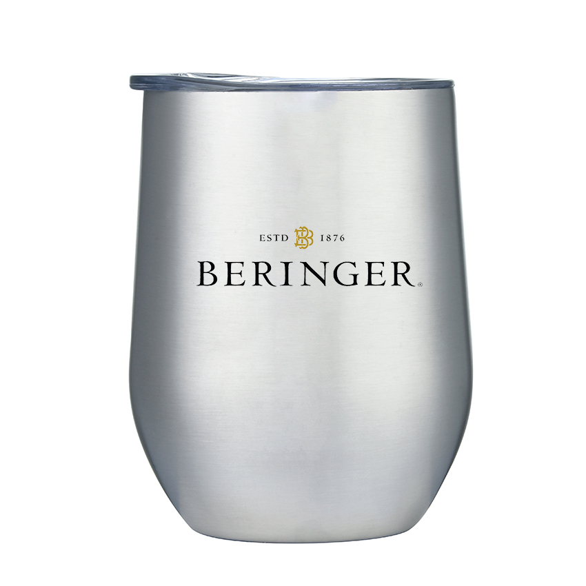 Vineyard-I 12 Oz Stemless Wine Glass Tumbler (Double Walled) 4