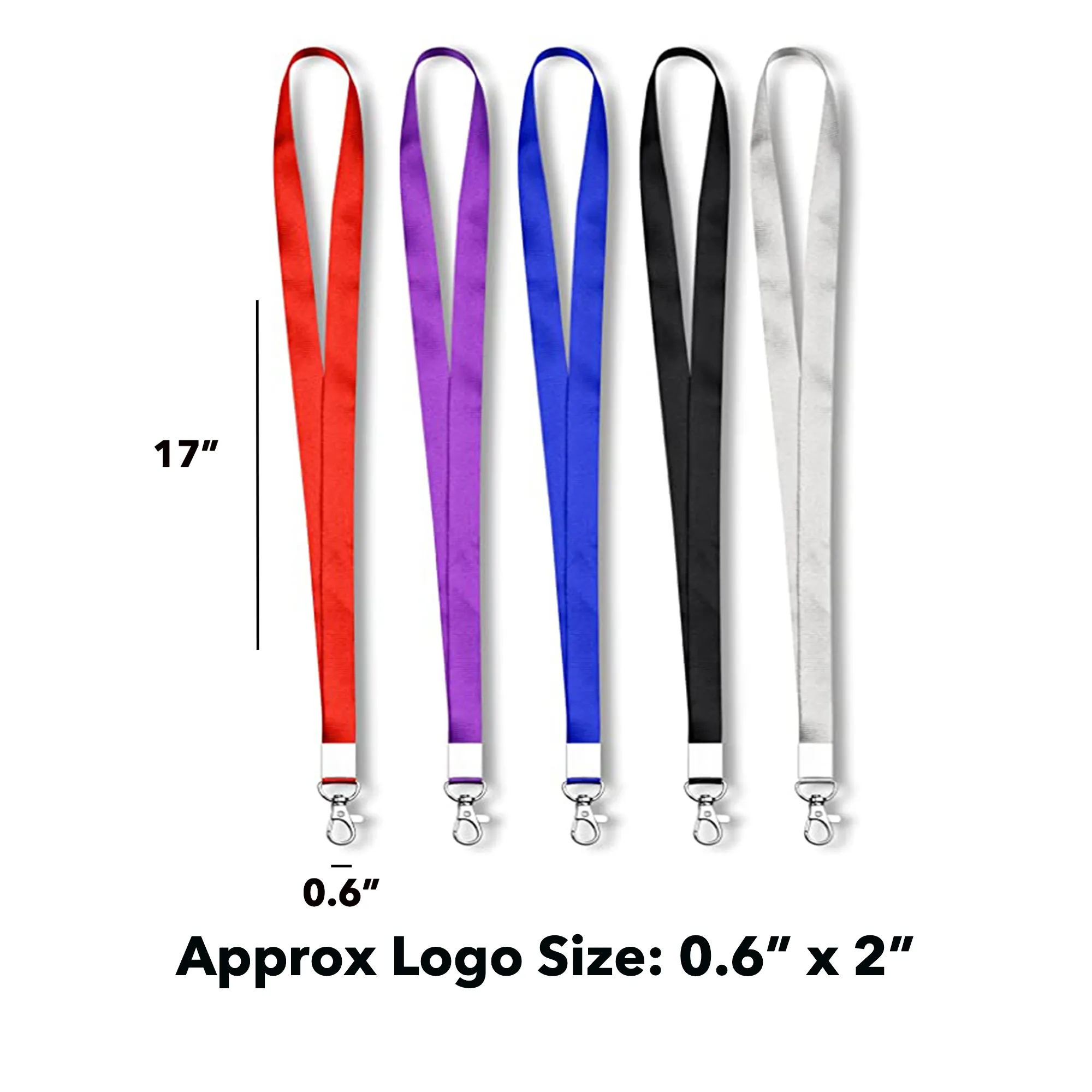 Nylon Neck Lanyards with Clip 3