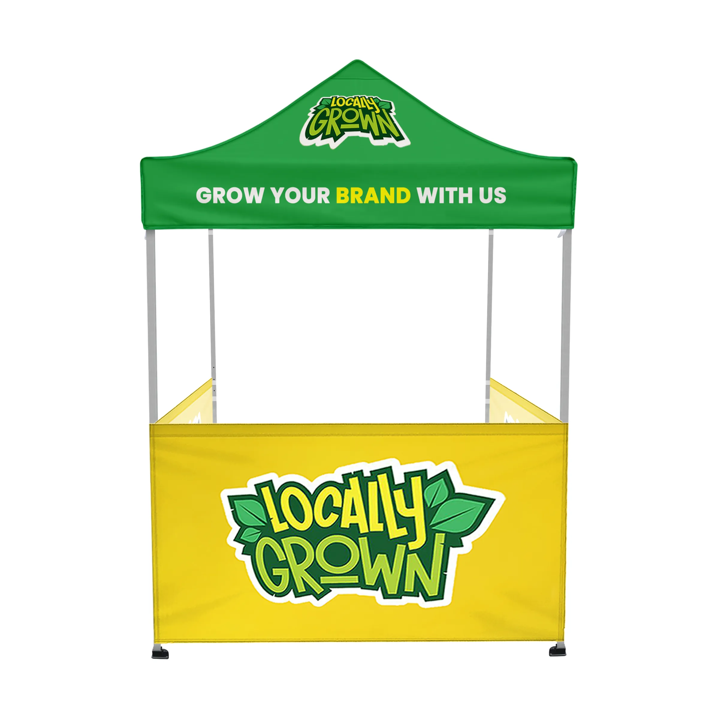 6'x6' Tent Canopy with frame and three half wall 8