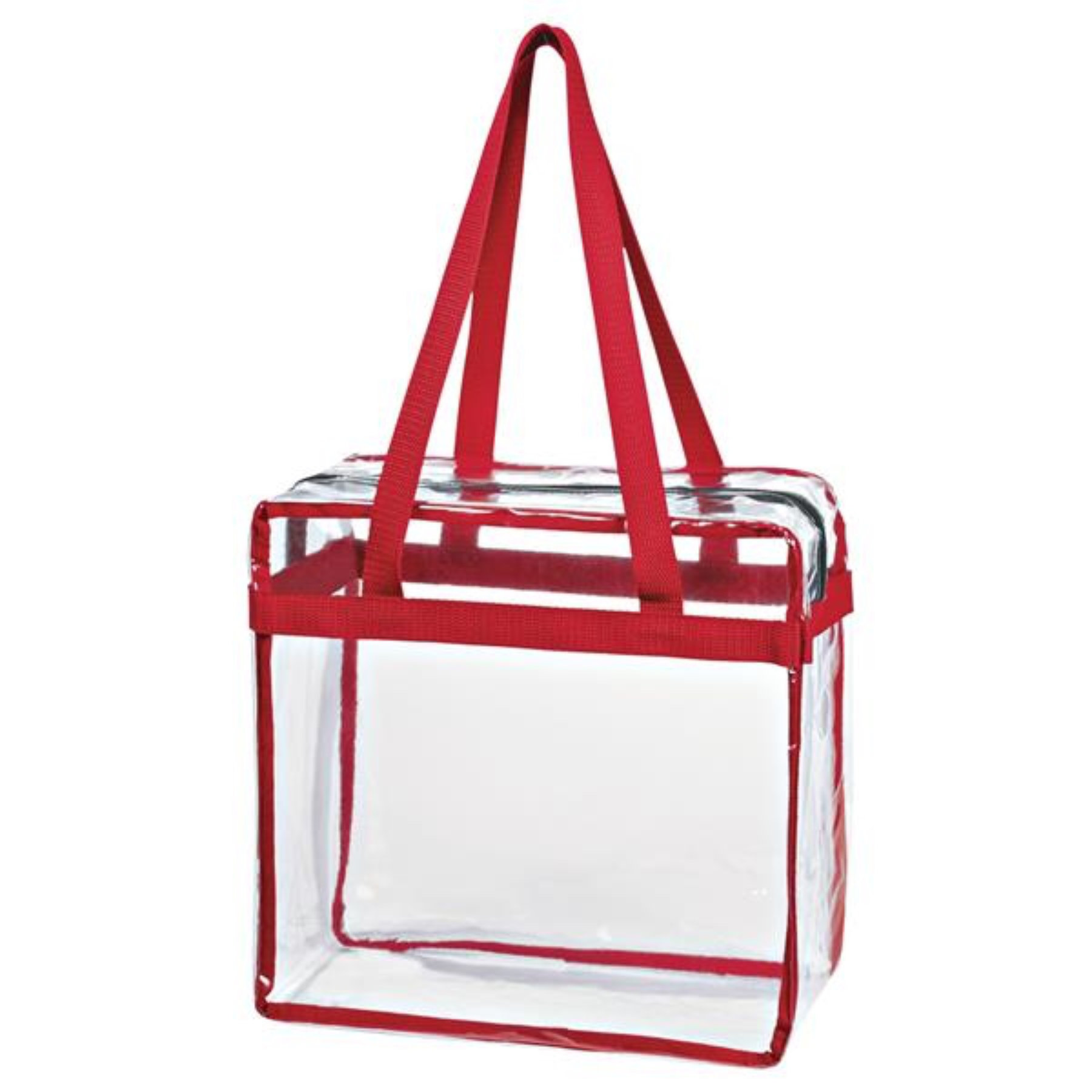 Clear Tote Bag With Zipper 1