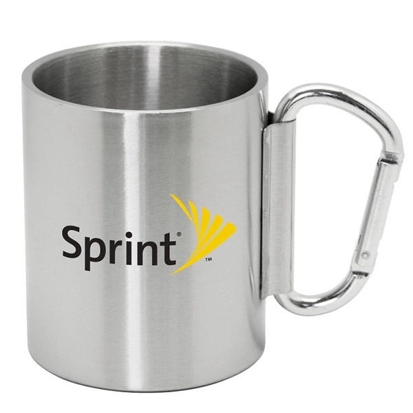 Hamburg - 9 oz Stainless Steel Clip Mug 2