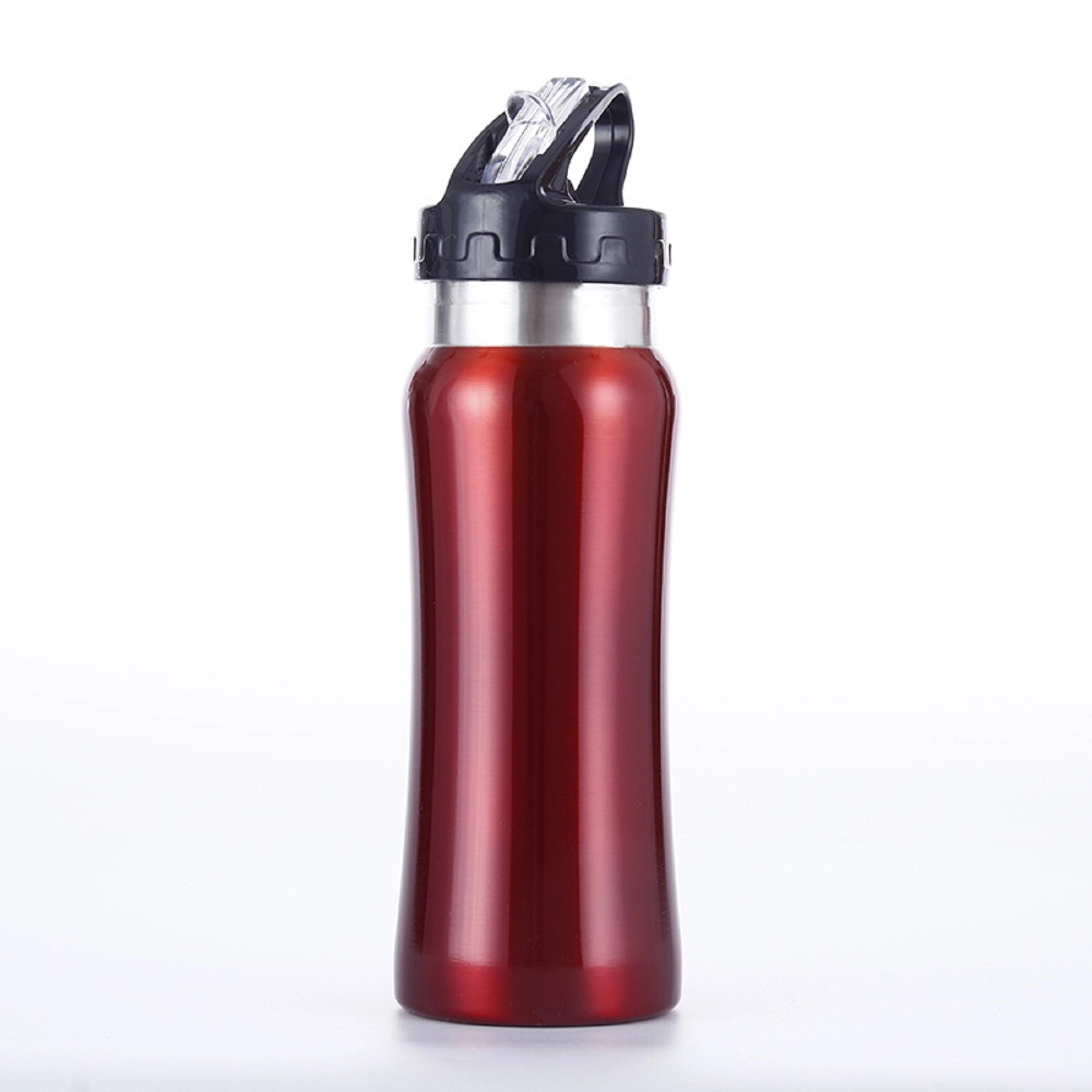 17 oz Single Wall Metal Sport Bottle with Straw, custom water bottle with logo imprint 6