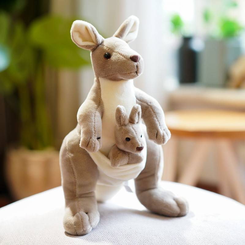 Kangaroo Plush Doll Toy With Simulated Standing Posture 6