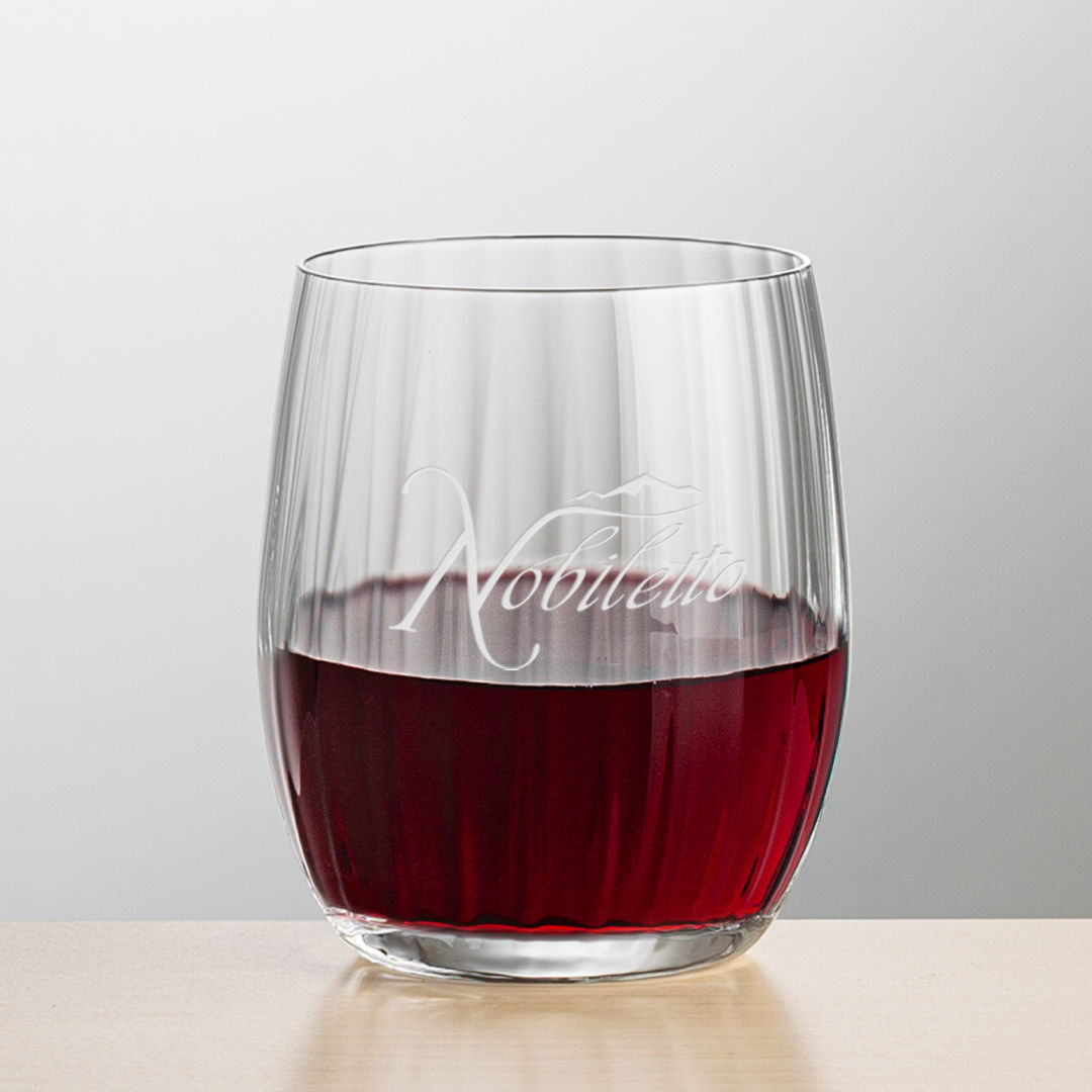 Amerling Stemless Wine - 10oz - Deep Etch