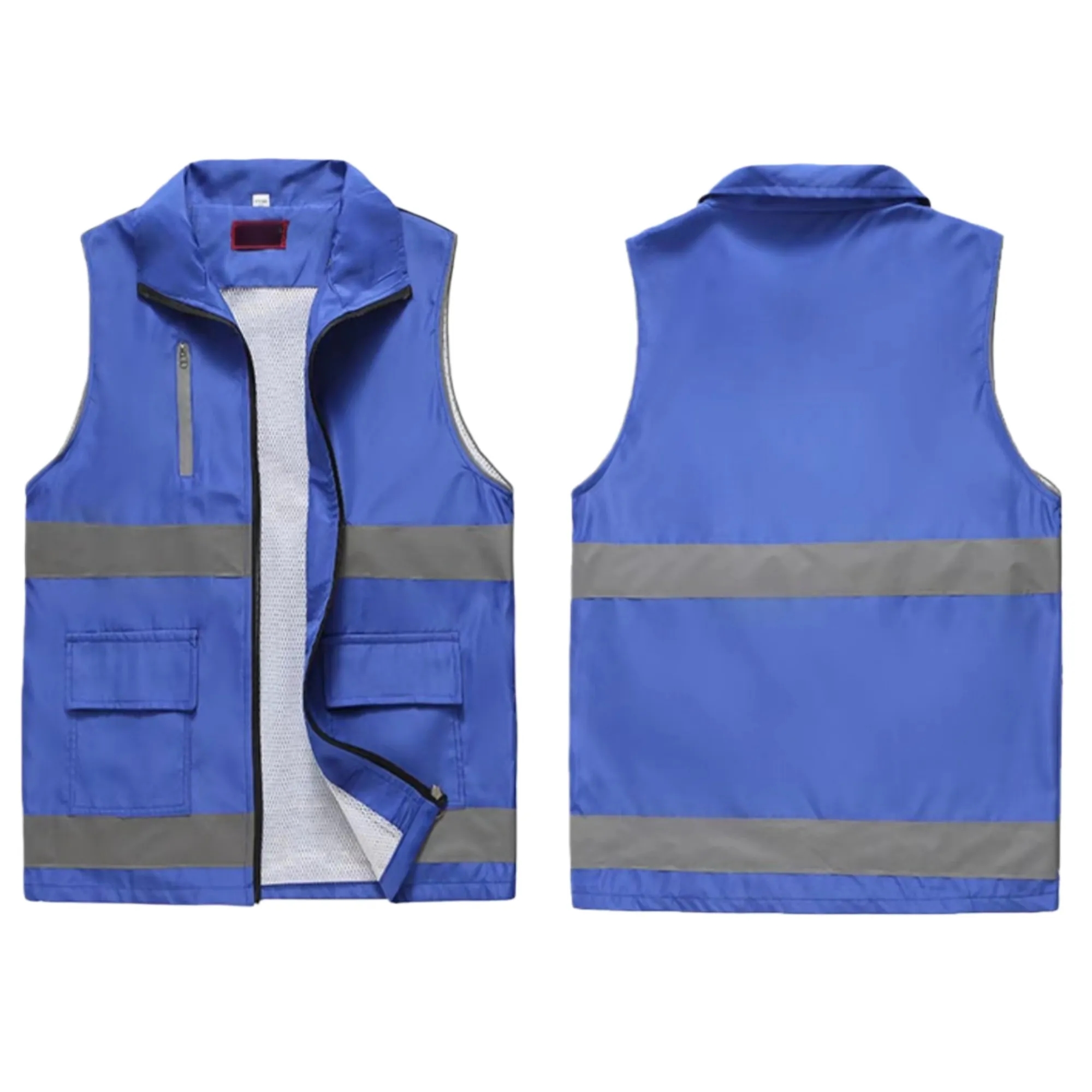 Reflective Safety Vest Work Uniform Custom Logo 4