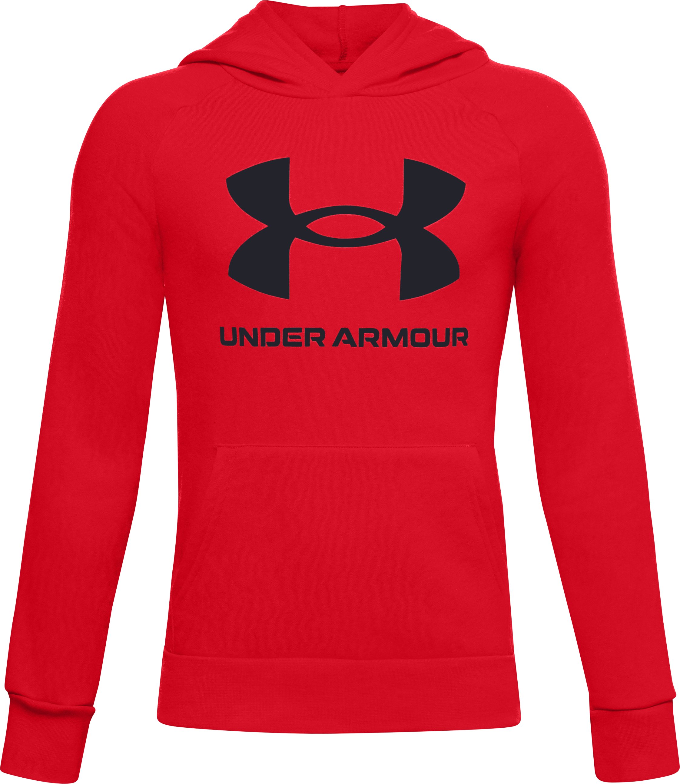 UA Rival Fleece Big Logo Boys' Hoodie, custom hoodie or sweatshirt with logo imprint 15