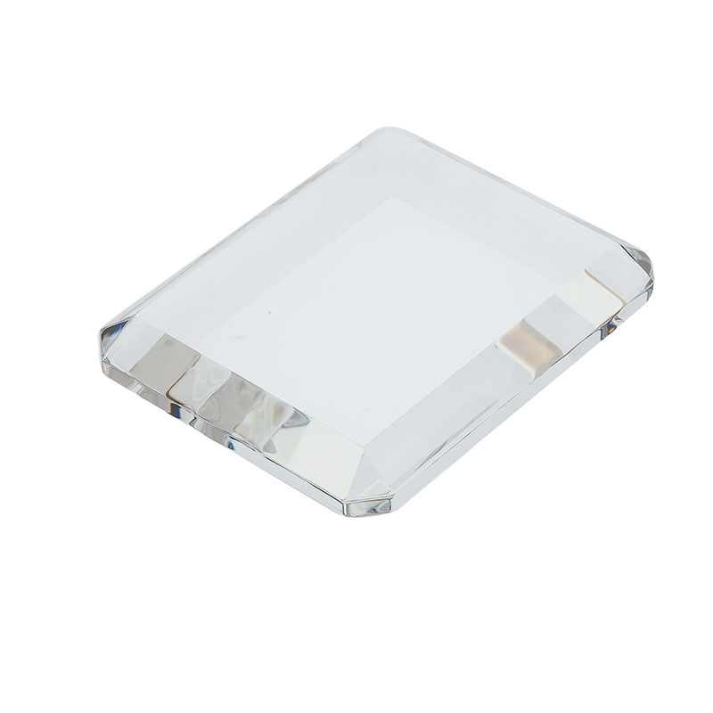 Prato Rectangle Crystal Paperweight 2