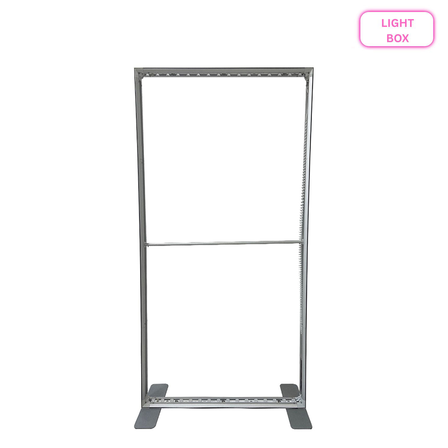 Hardware only for Backlit LED Light Box SEG Floor Display Banner Kit, 40"x80" 8