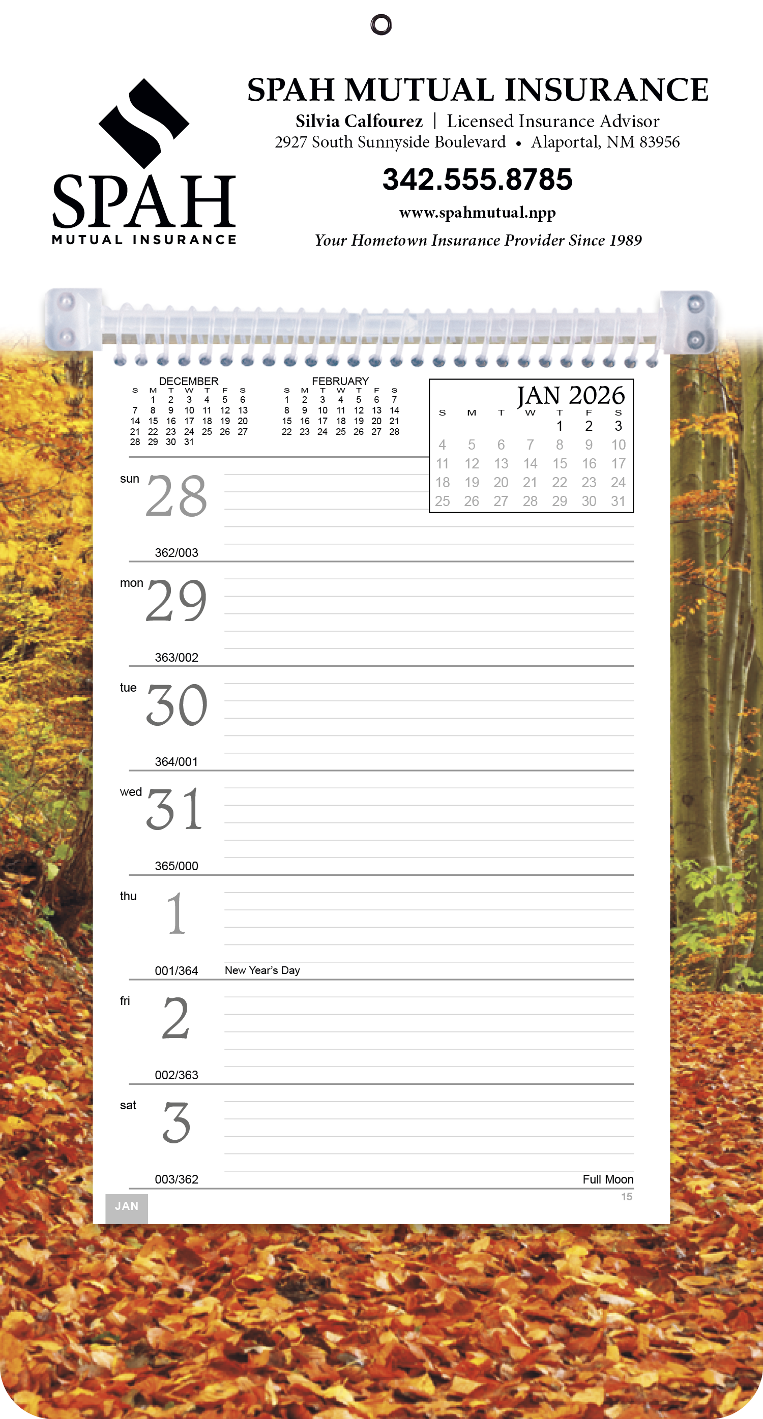 Triumph® Calendars Full-Color Weekly Memo Calendar 33