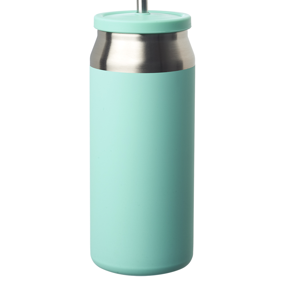 22 oz Sydney Can Shaped Tumbler with Silicone Lid and Straw 5