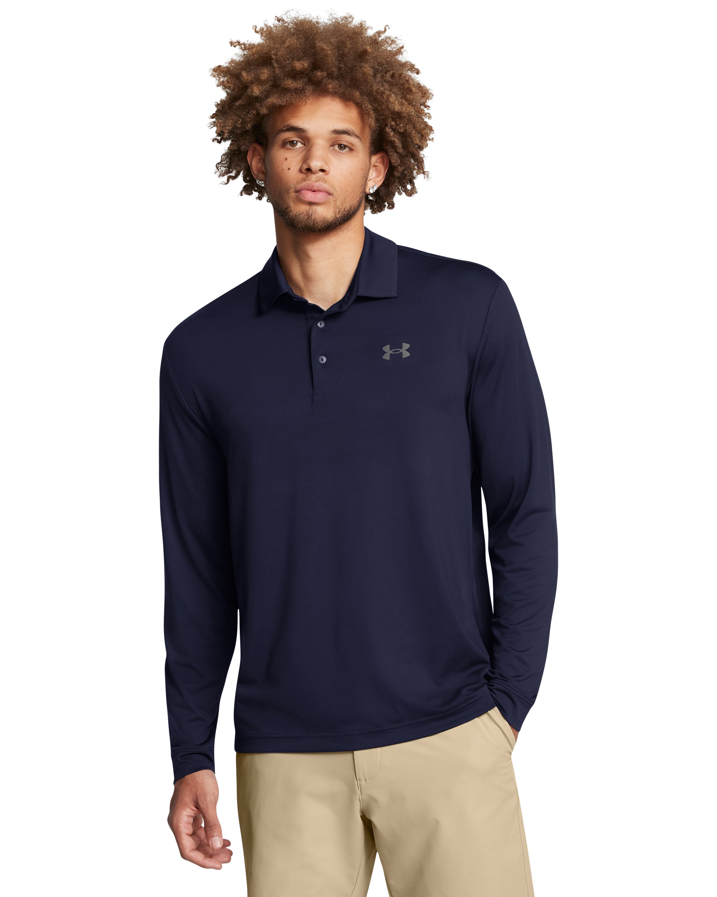 UA Playoff Men's Long Sleeve Polo 4