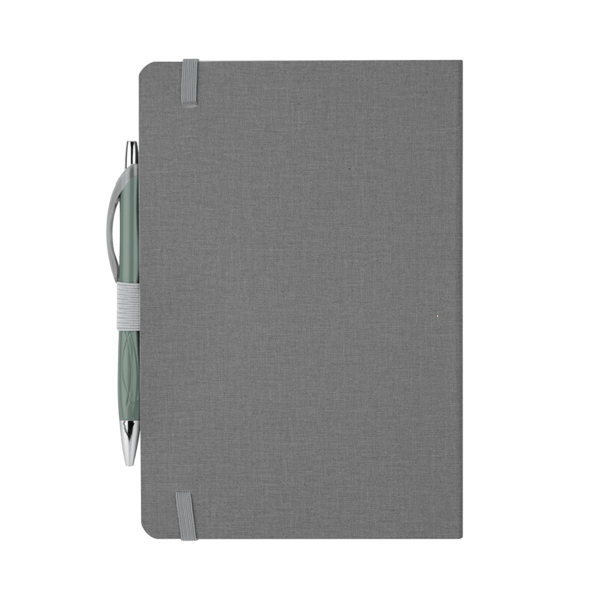 Crosshatch PU Notebook With Pen 30