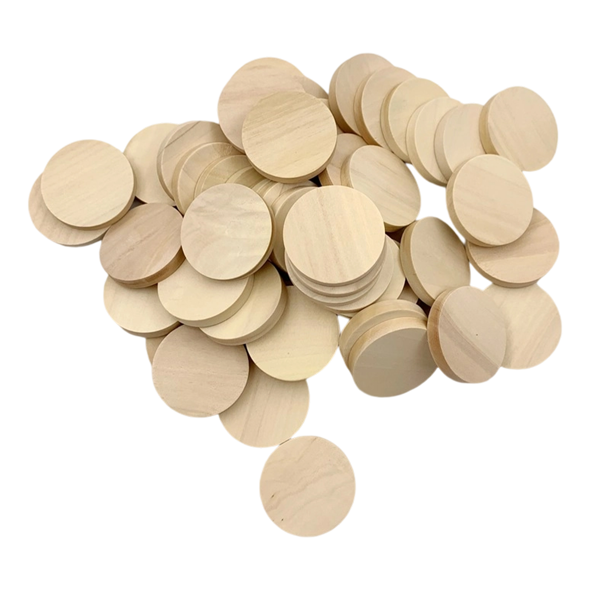 Natural Round Wood Coin 1.5" Blank For Mark 3