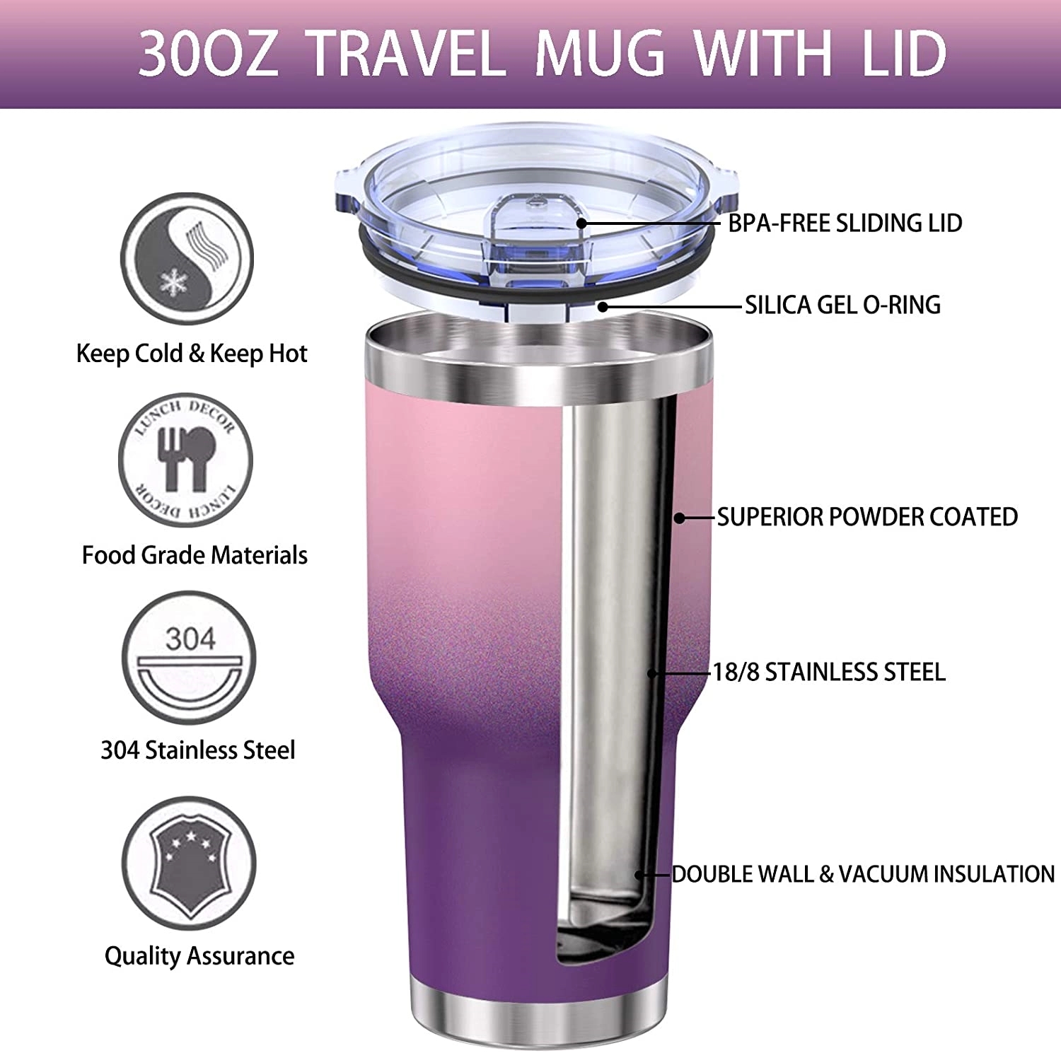 30 oz. Vacuum Tumbler 4