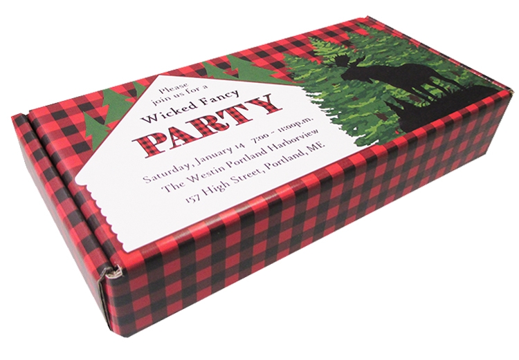 9" x 4" x 1 3/4" - E-Flute Outside Tuck Box 2