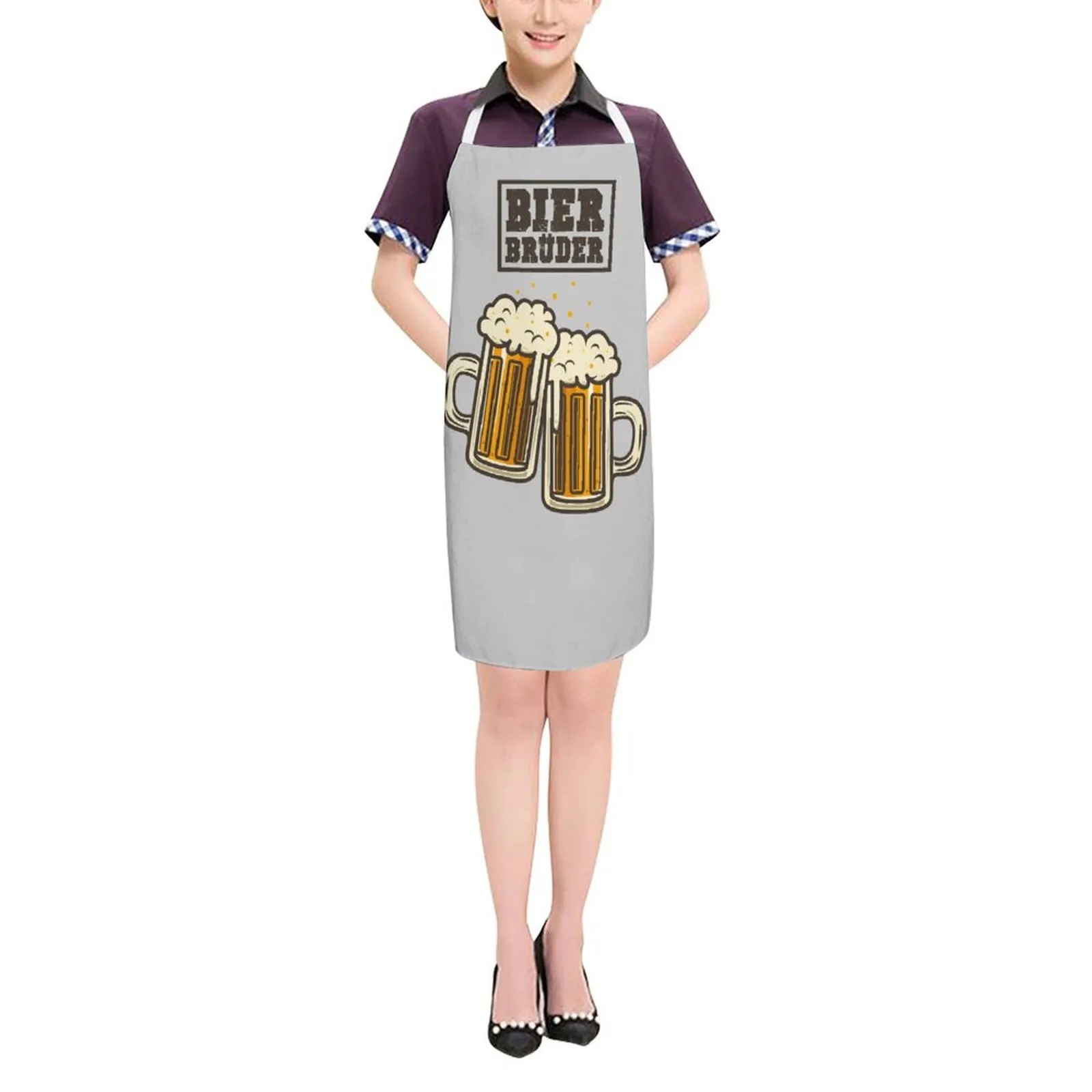 Custom Printed Chef Aprons with Logo - Free Samples for Restaurants & Cafes 8