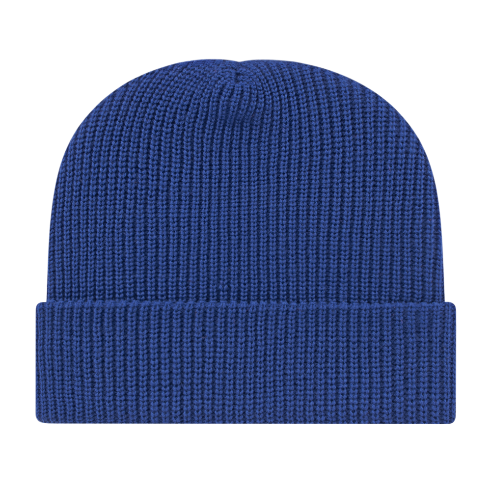 Ribbed Knit Cap with Cuff