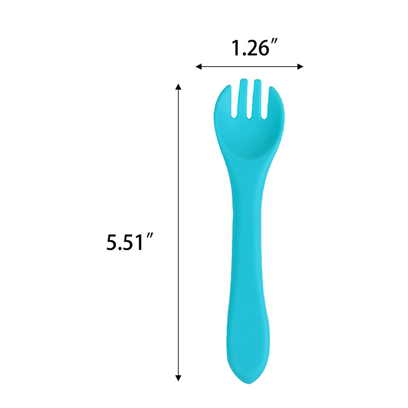 Silicone Baby Fork 2