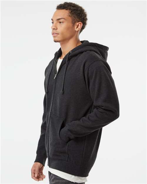 Unisex Heavyweight Full-Zip Hooded Sweatshirt - IND4000Z 6