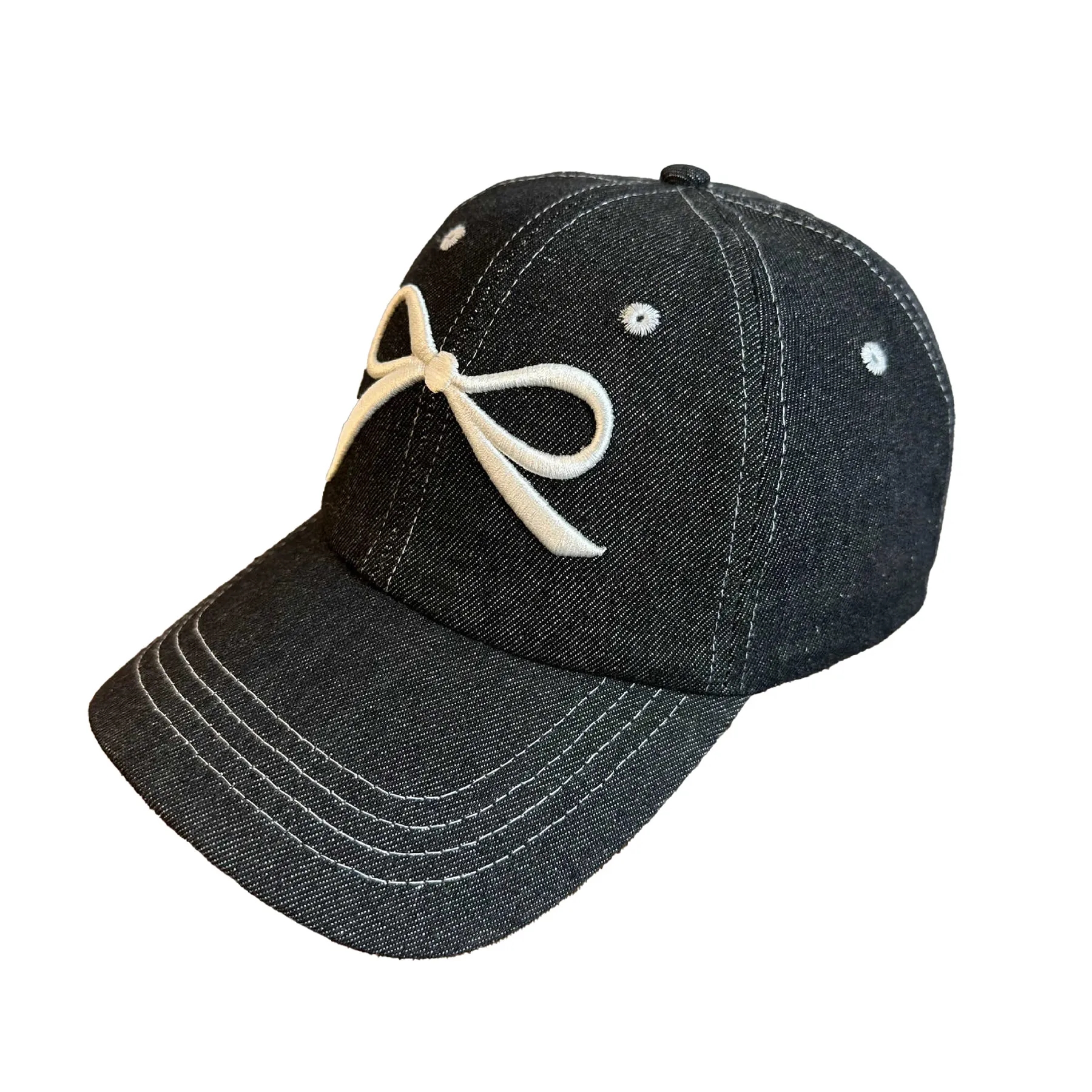 Cotton Versatile Bow Duck Tongue Hat 2