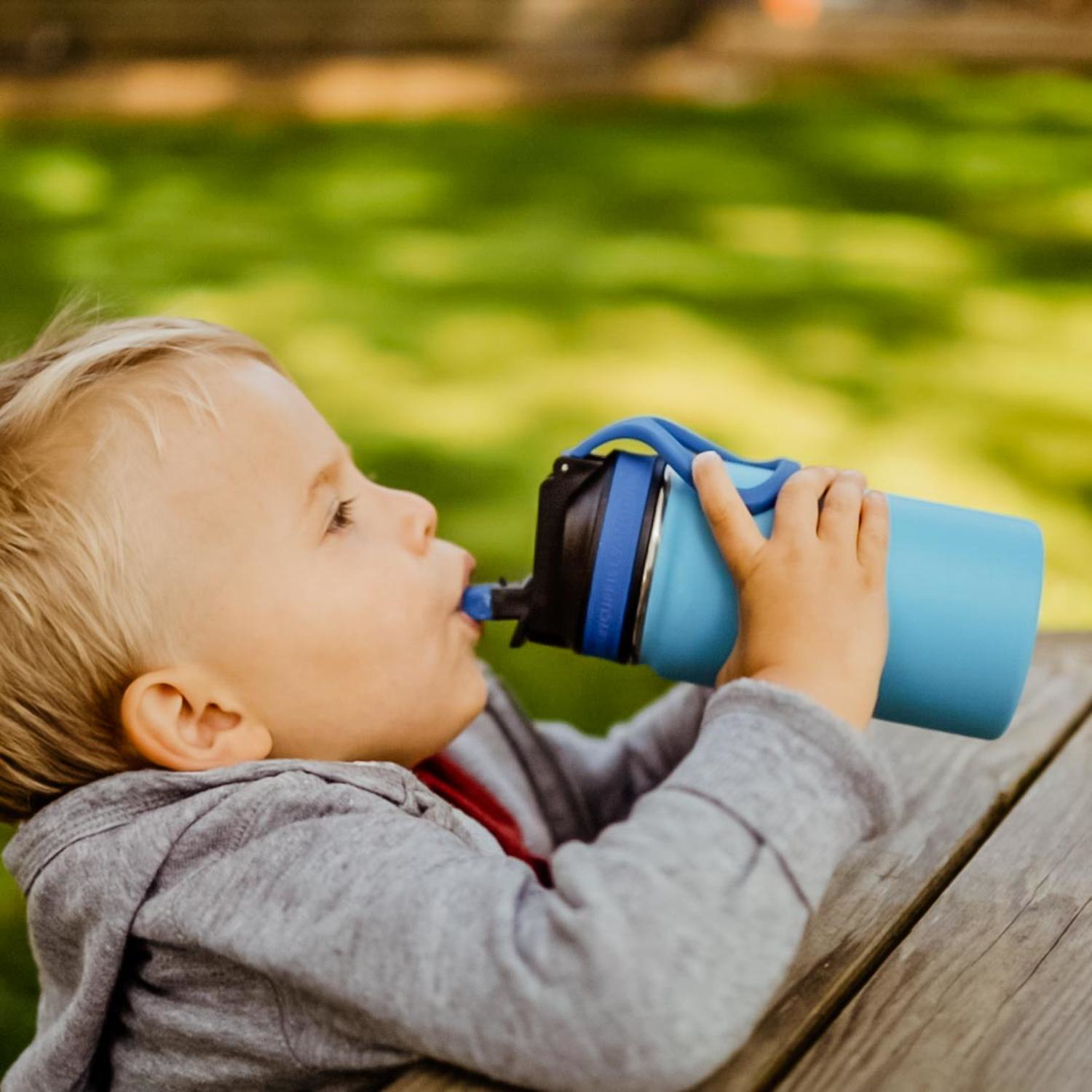 12 oz. GROSCHE® Kids Insulated Water Bottle With Straw 5