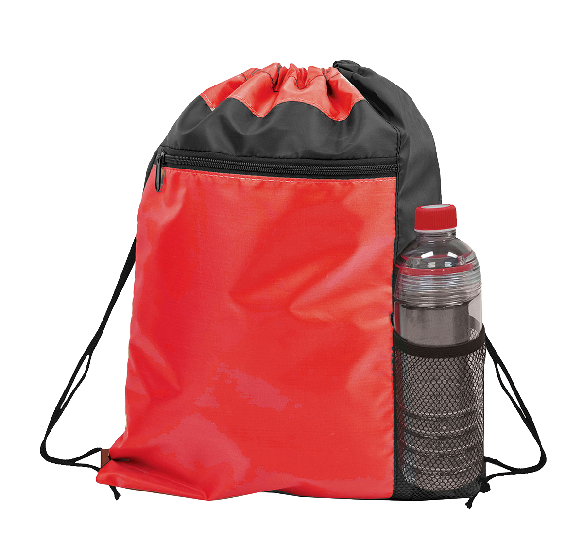 Color Block Drawstring Backpack