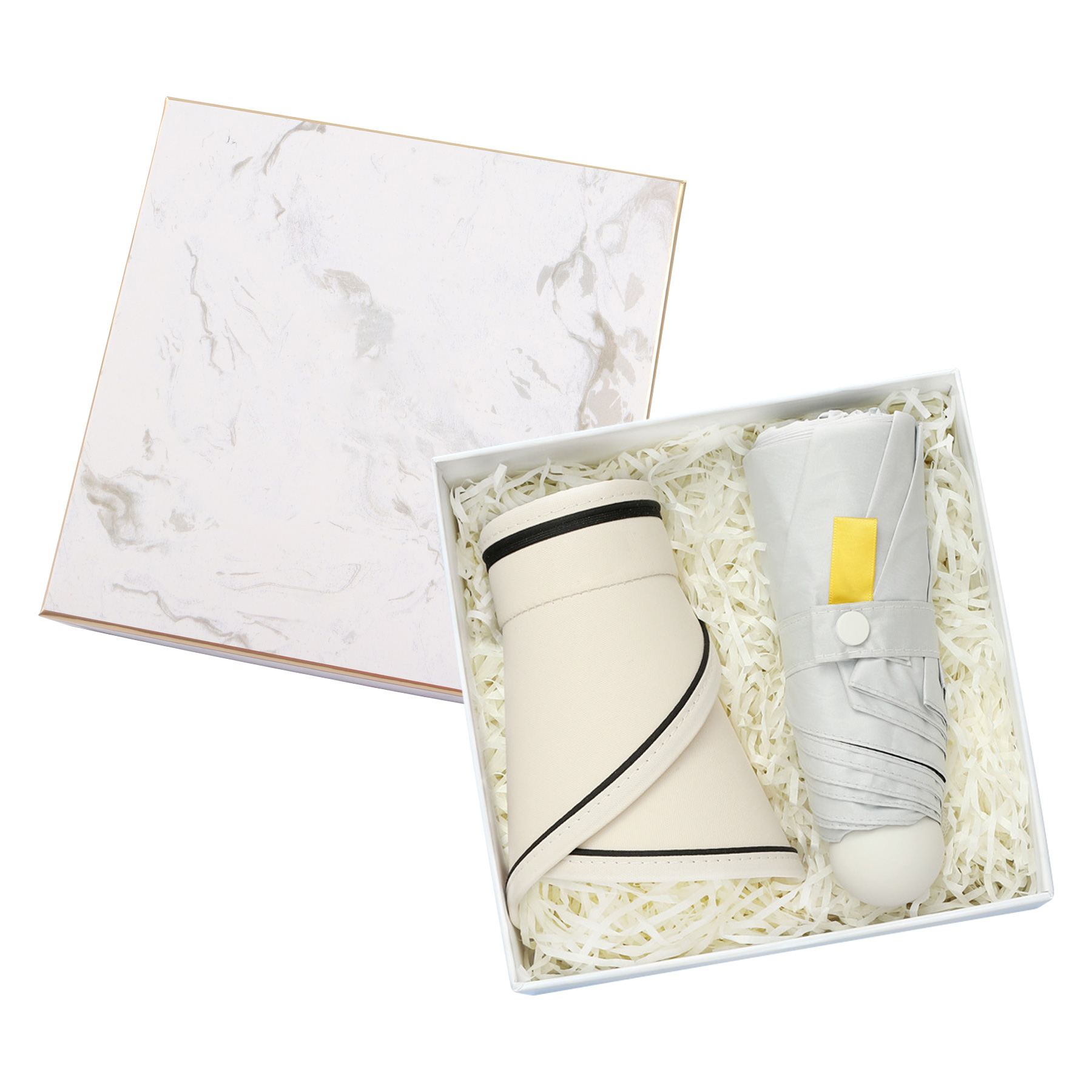 Gift Set with Umbrella, Towel, Handheld Fan 15
