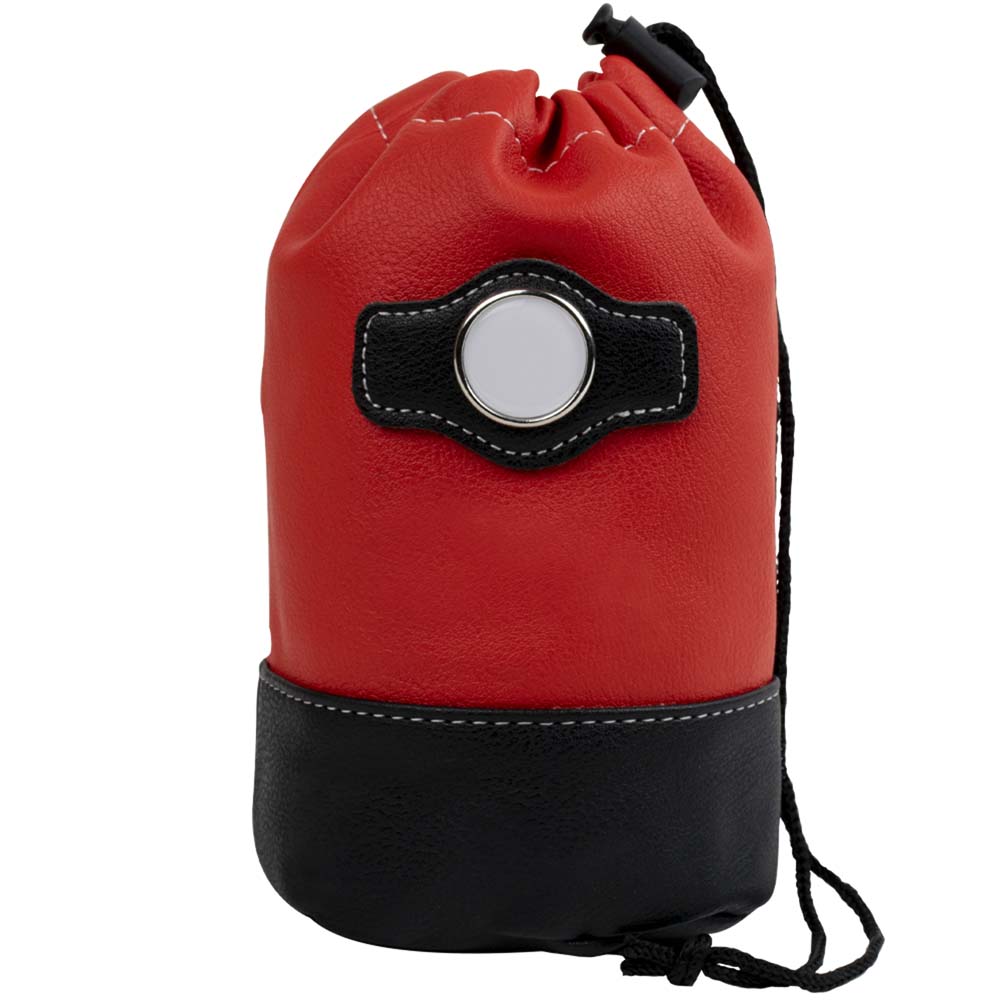 Leatherette Drawstring Valuables Pouch 4