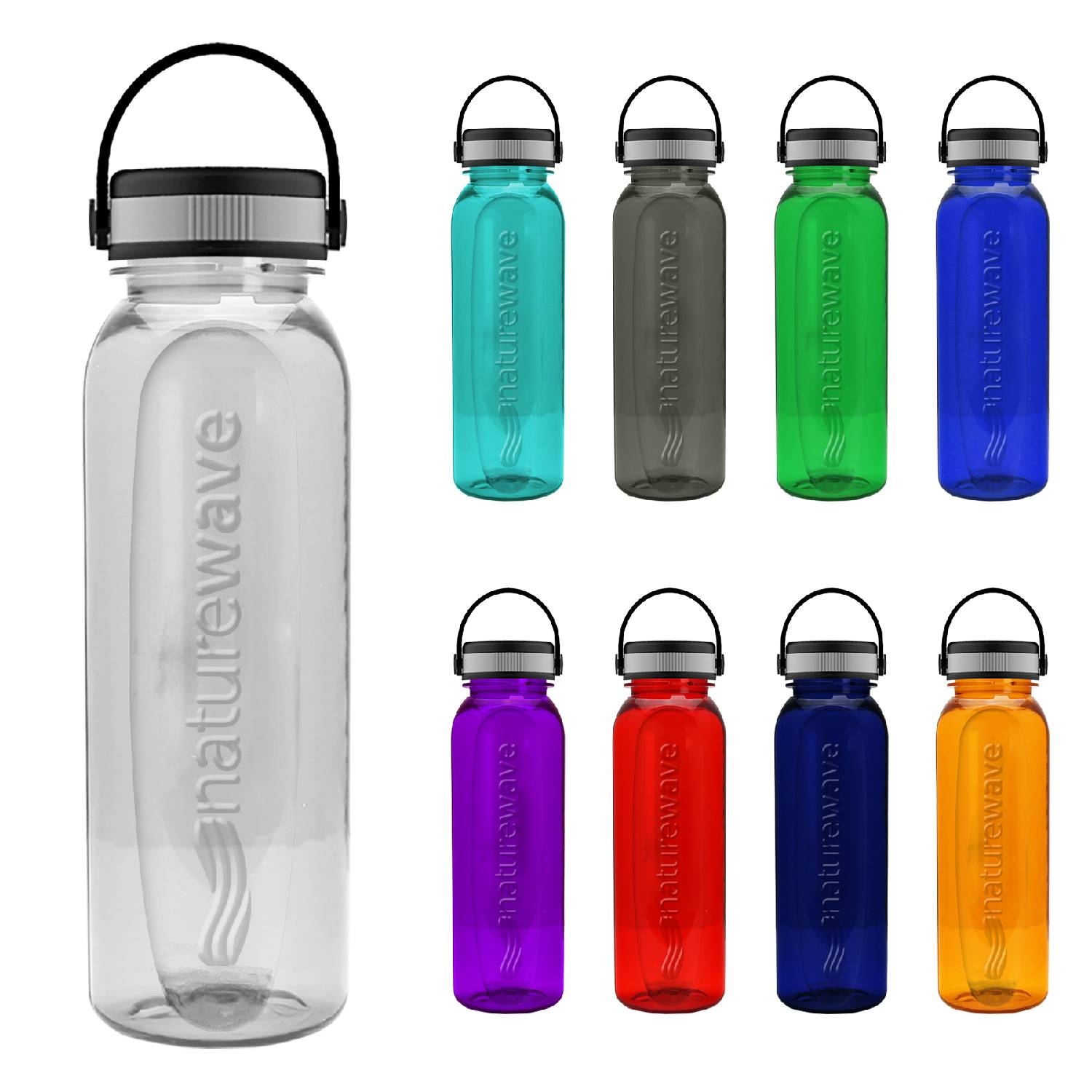 Tritan Sports Bottle with Handle Lid, 24oz. 5