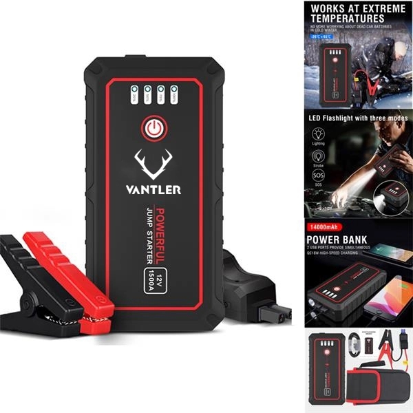 Emergency Kit 14000mah 1500A 12V  Jump Starter 3