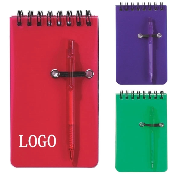 Spiral Notebook With Pen 2