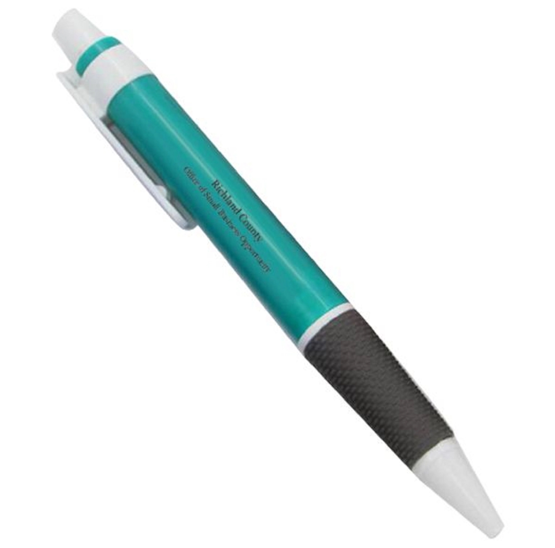 Classic plastic ballpoint pen with silicone grip 2