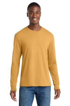 Port & Co Beach Wash Garment-Dyed Long Sleeve Tee PC099LS 130