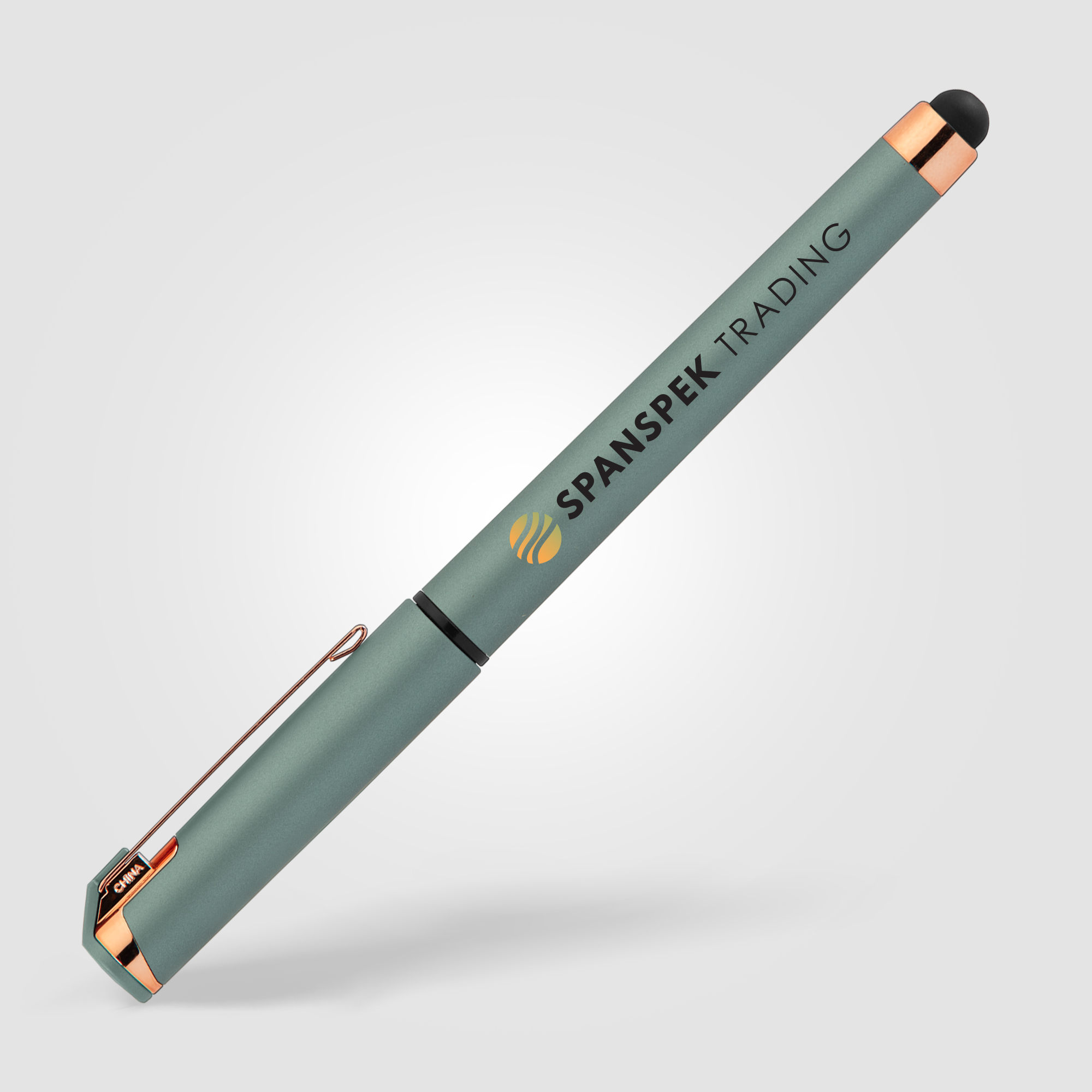 Islander Softy Rose Gold Metallic Designer Gel Pen w/ Stylus 20