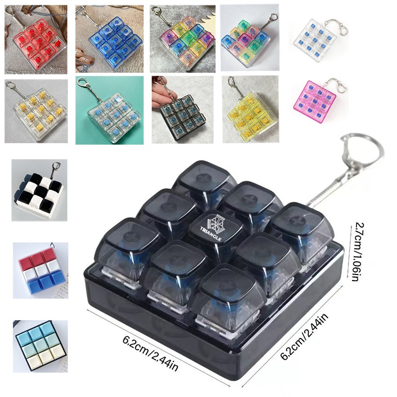Stress Relief Button Finger Clicker Keyboard Fidget Toy 1