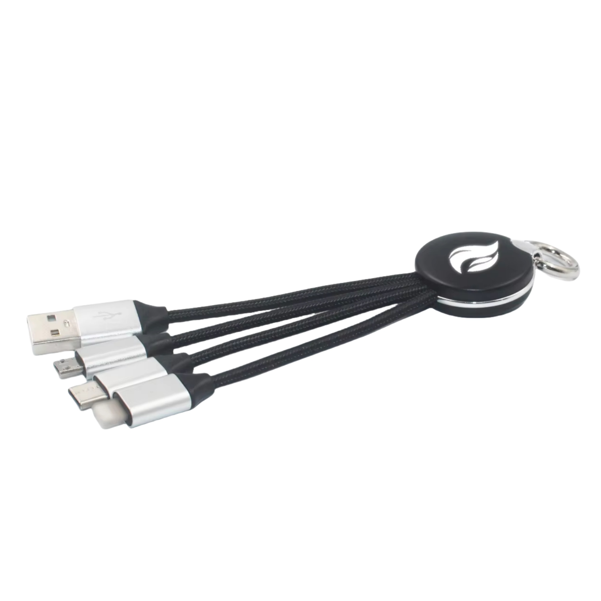 Multi Charging Cables with Round Carabiner 4