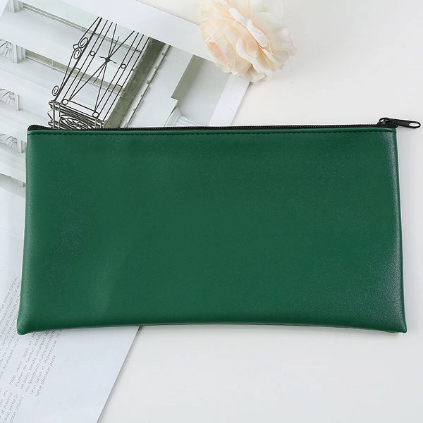 PU Leather Zipper Deposit Coin Pouch 5