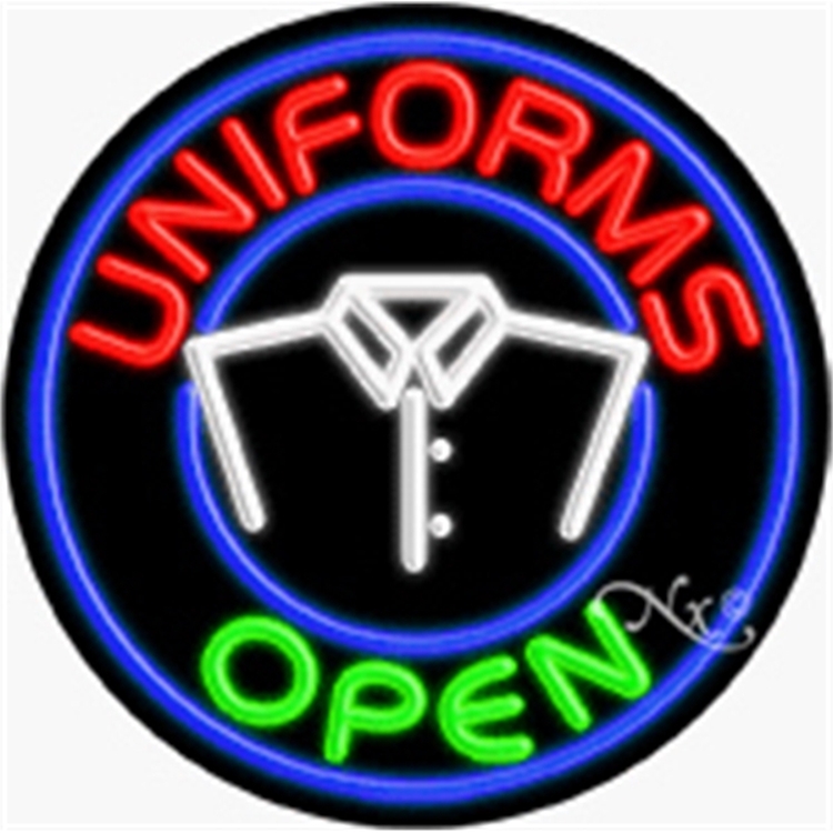 Neon Sign with Open 3