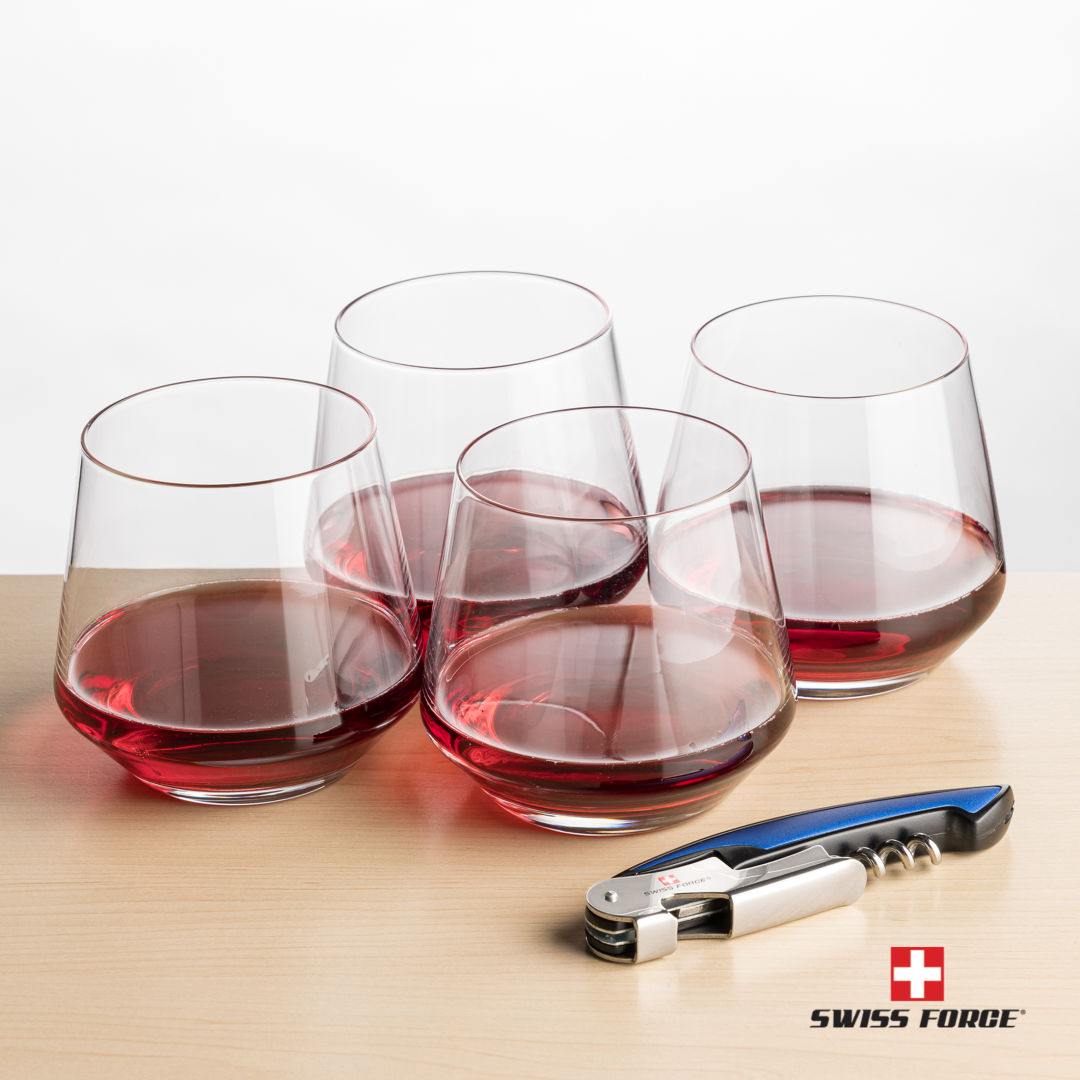 Swiss Force® Opener & Tucson Stemless Wine 10