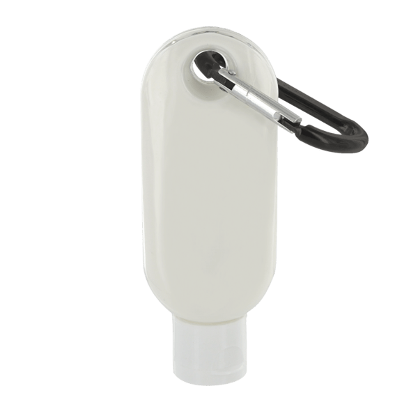 1.9 oz SPF 50 Sunscreen in Clear Bottle with Carabiner 15