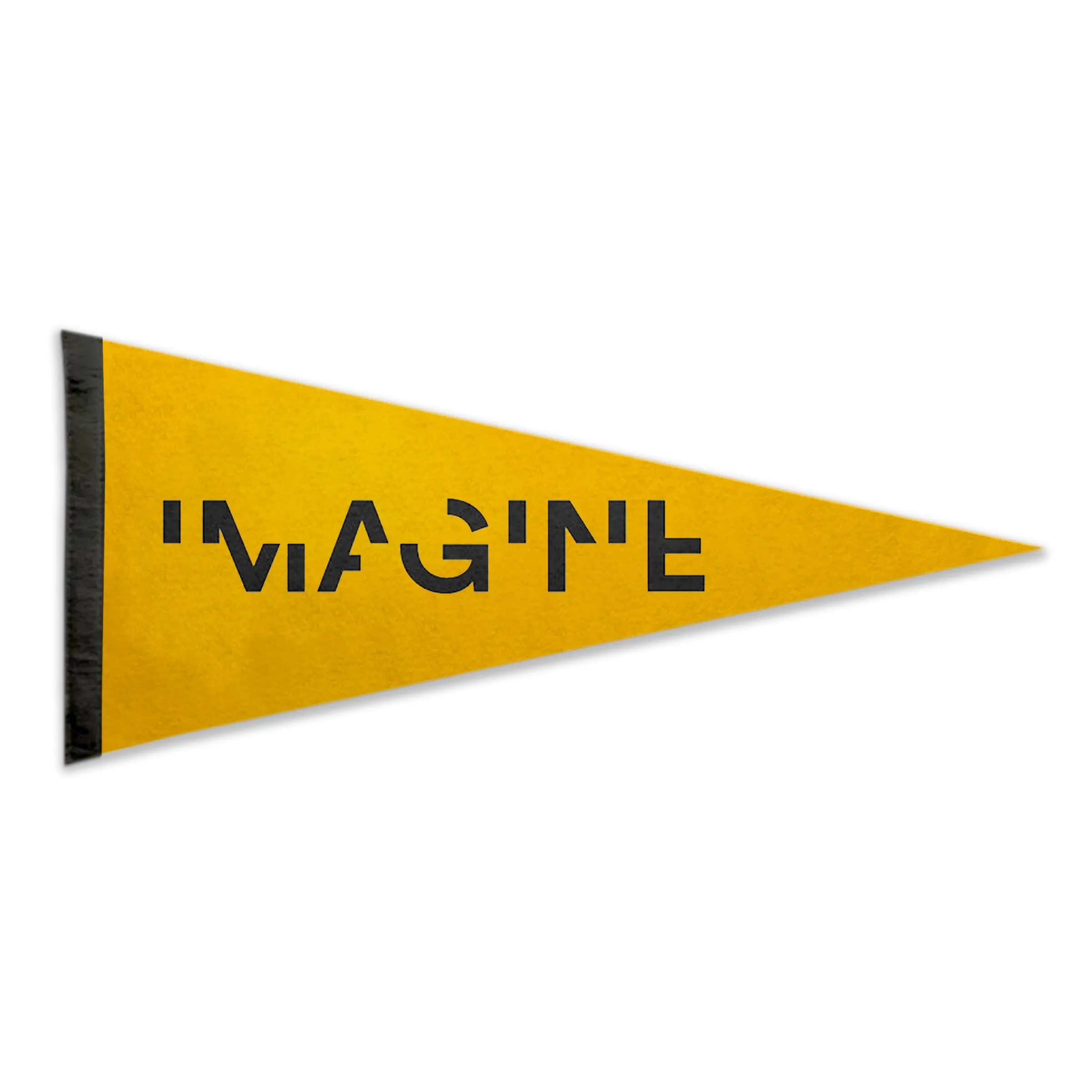 4" x 10" Acrylic Felt Pennant without Pole - Silk Screen 2